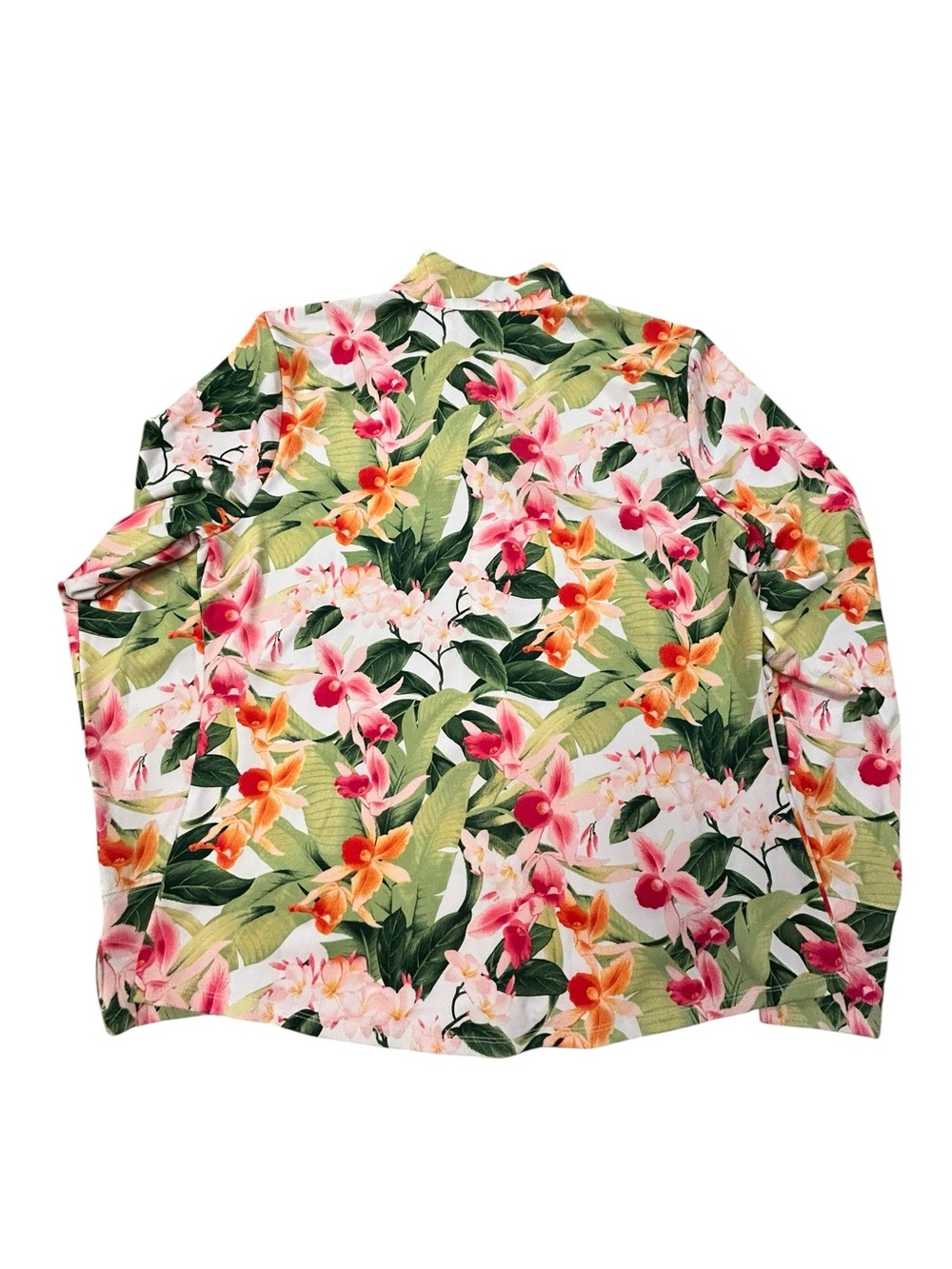 Tommy Bahama Active Floral Aruba Tropical Jacket Women’s XL Full Zip Yoga - Picture 4 of 8